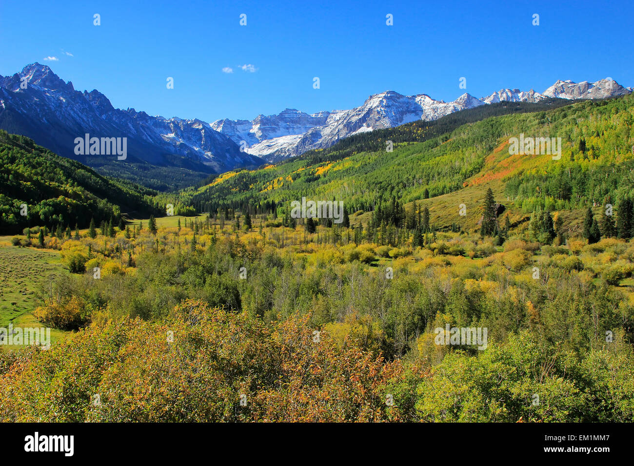 Montare Sneffels gamma, Colorado, STATI UNITI D'AMERICA Foto Stock