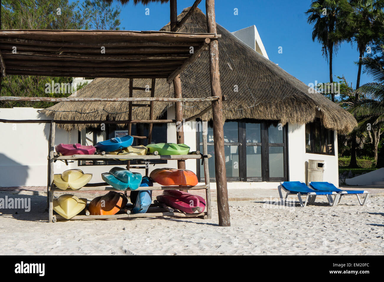 Messico riviera maya spiagge Foto Stock