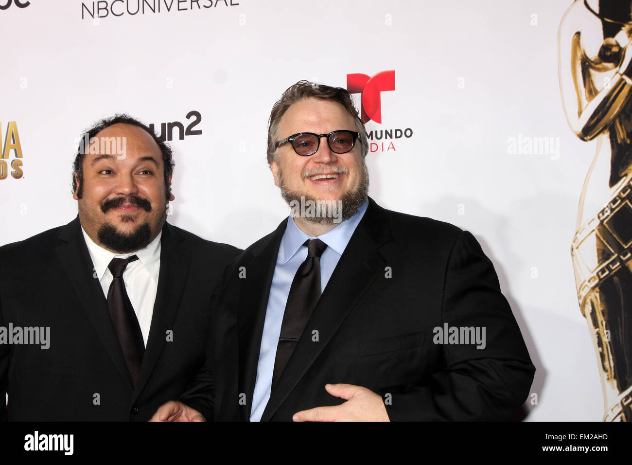 2014 NCLR ALMA Awards - Gli arrivi con: Jorge R Gutierrez,Guillermo del Toro Dove: Pasadena, California, Stati Uniti quando: 11 Ott 2014 Foto Stock