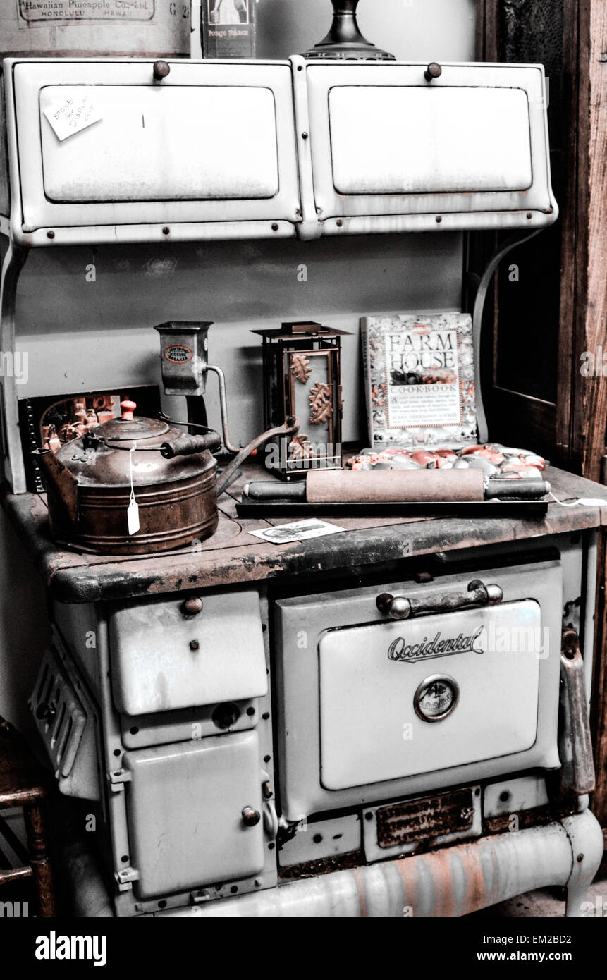 Vintage fornello Foto stock - Alamy