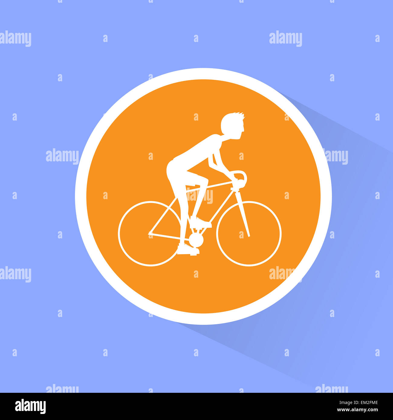 Ciclismo sport uomo bicicletta bici da strada piana piloti Foto stock -  Alamy