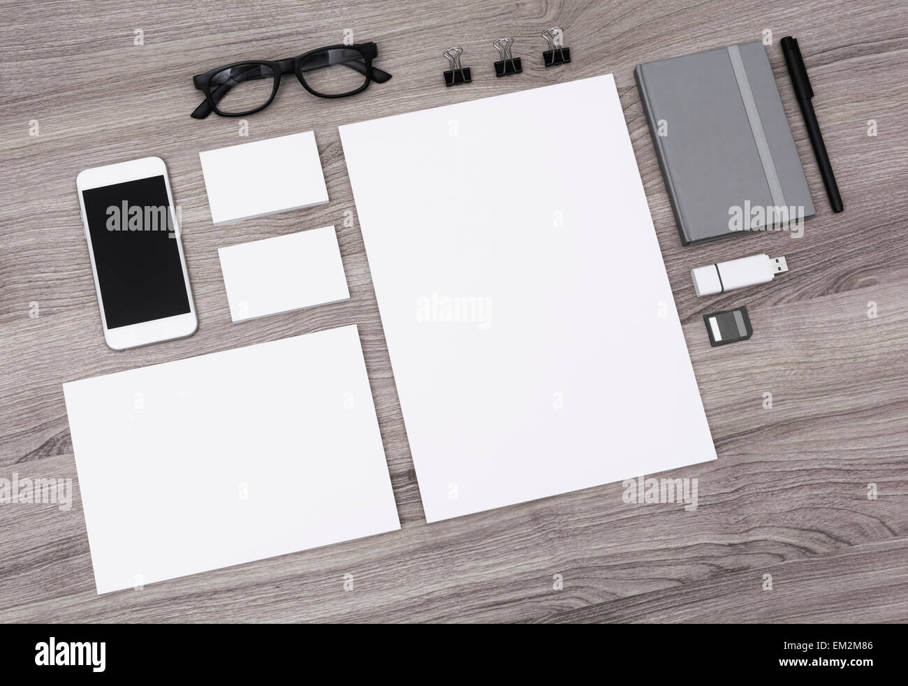 Corporate identity design modello. Fermo. Foto Stock