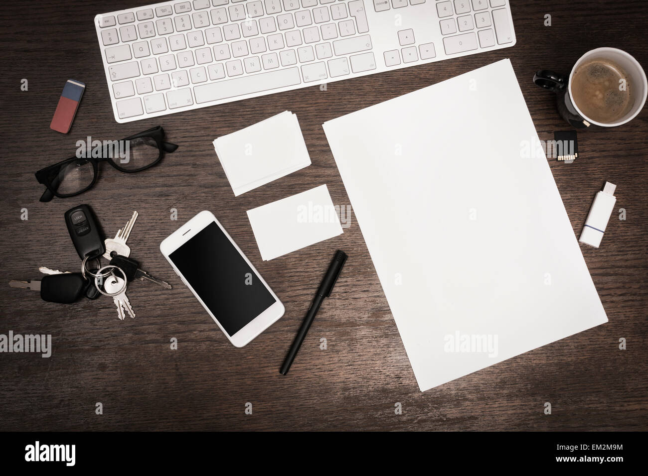 Corporate identity design mockup Foto Stock