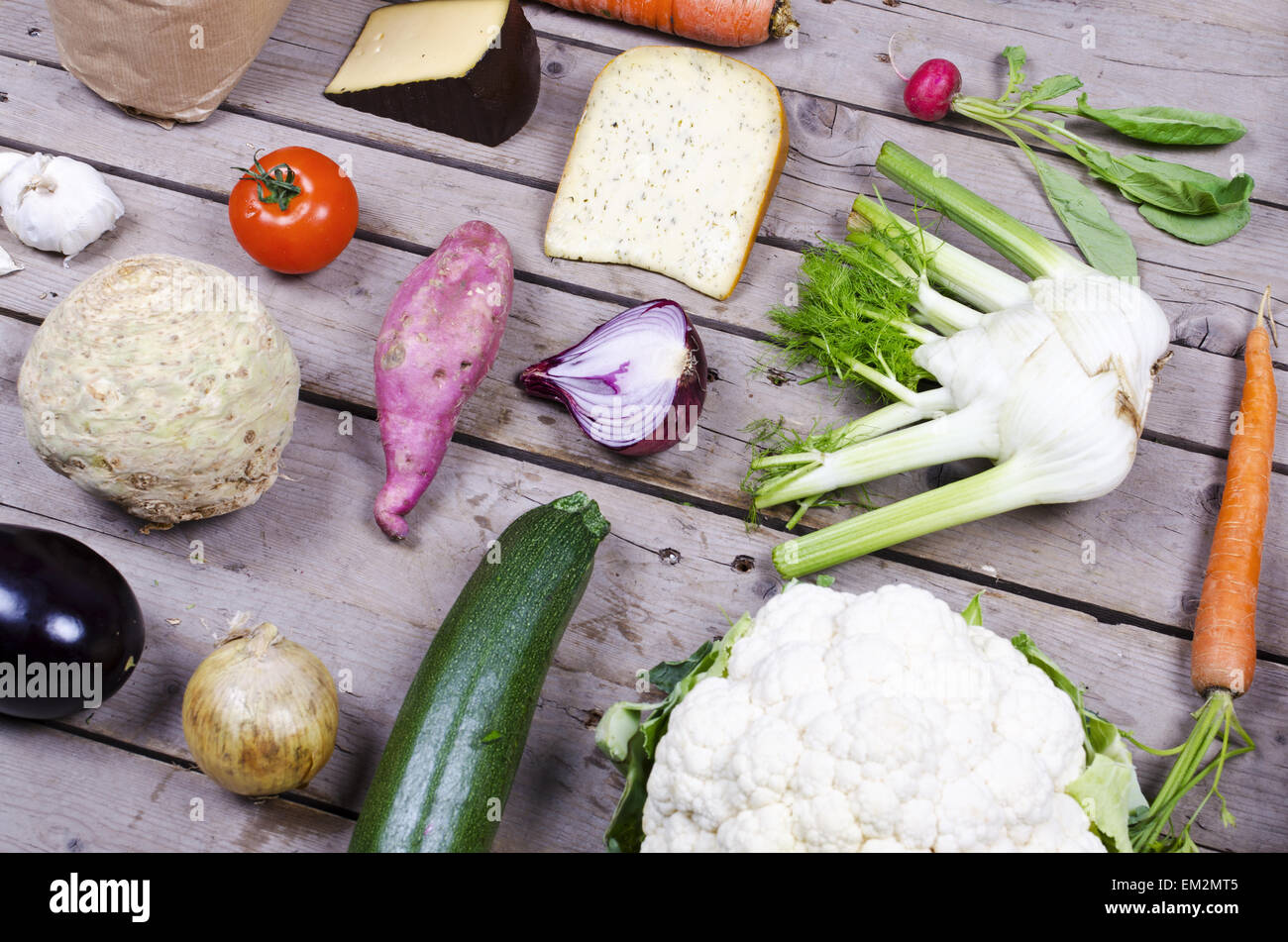 Organici di cibo sano concetto Foto Stock