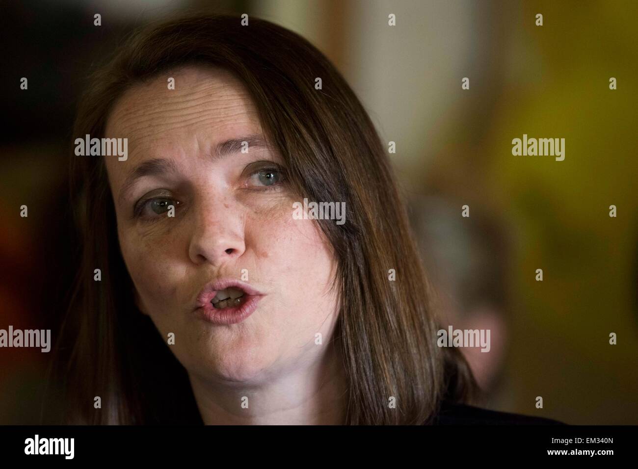 Leader della Welsh liberal-democratici Kirsty Williams Foto Stock