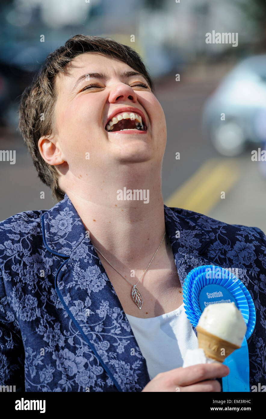 Ruth Davidson, il leader conservatore scozzese e il Partito Unionista Foto Stock