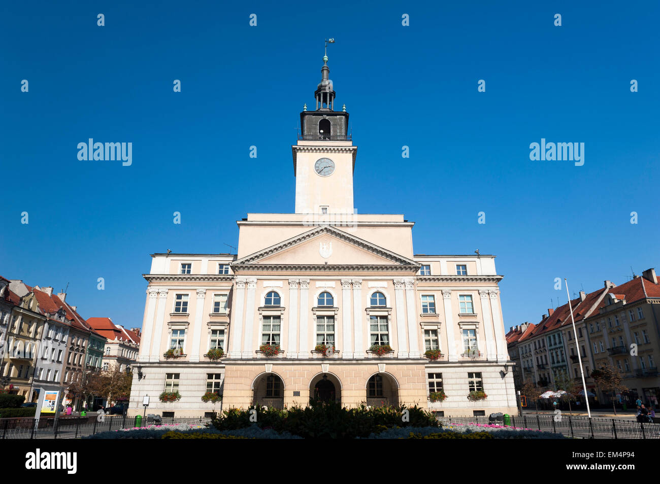 Town Hall (b. 1924) di Kalisz, Polonia Foto Stock