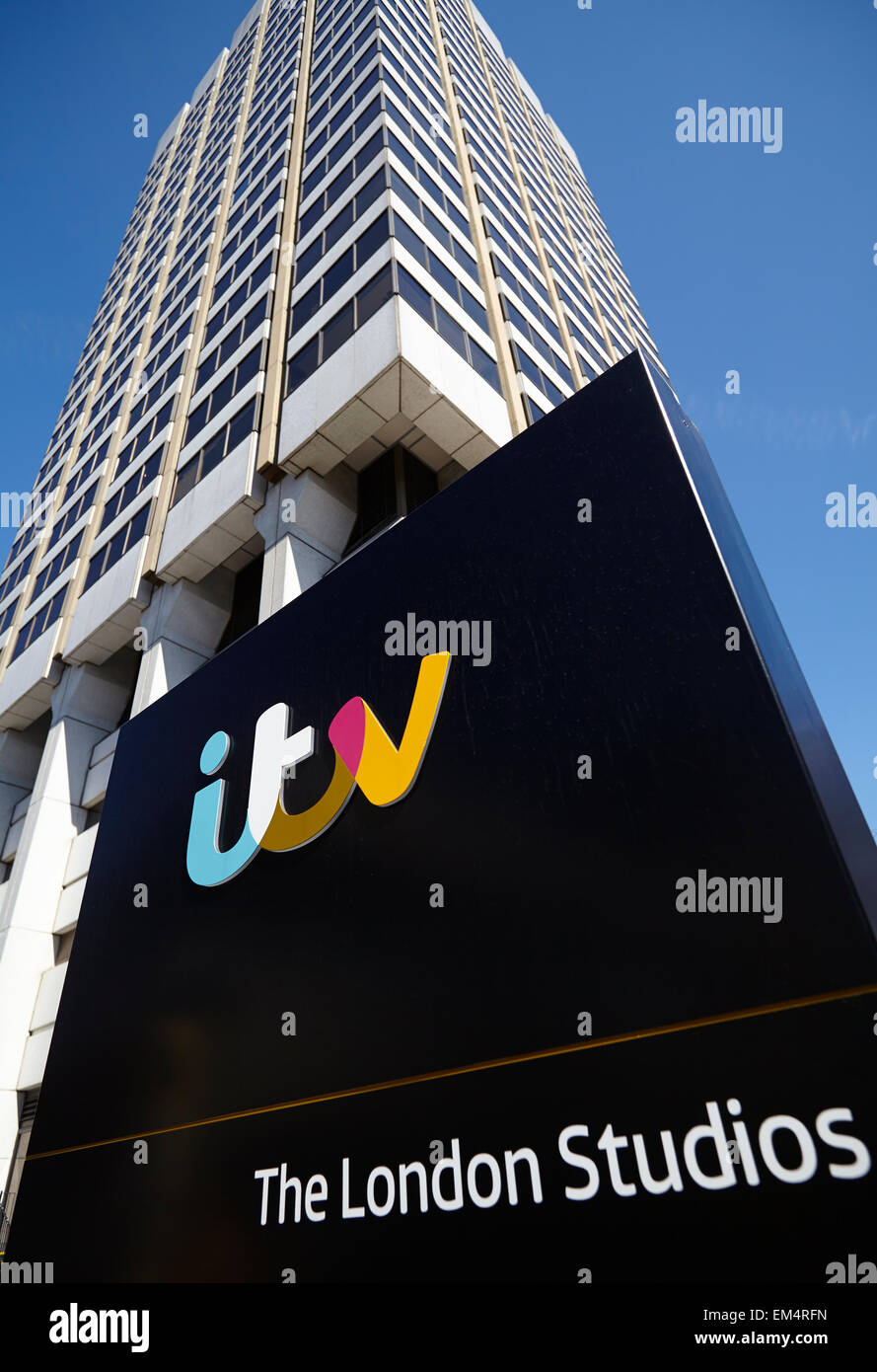 Centro Televisivo / ITV Studios - massa superiore, South Bank di Londra Foto Stock
