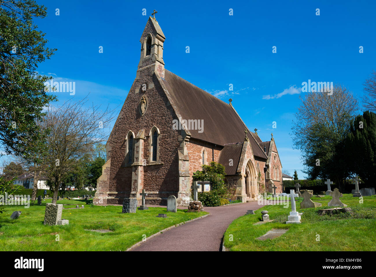 Shelton e Oxon la Chiesa di Cristo, Bicton Heath, Shrewsbury, Shropshire, Inghilterra. Foto Stock