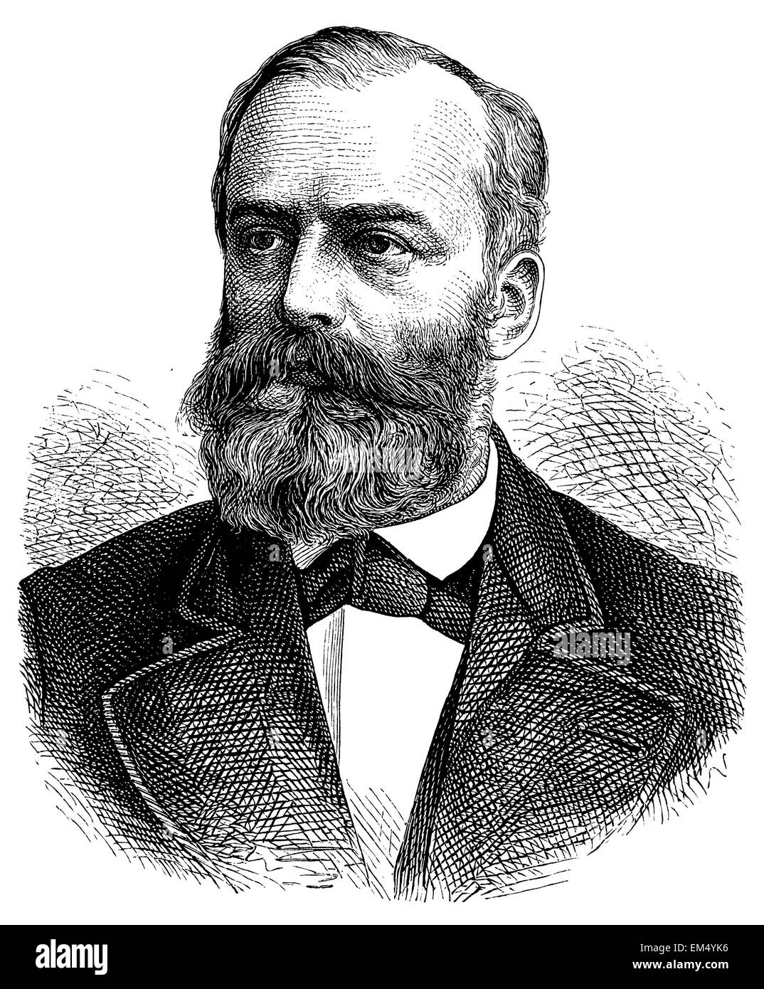 Albert Hänel (nato il 10 giugno 1833) Foto Stock