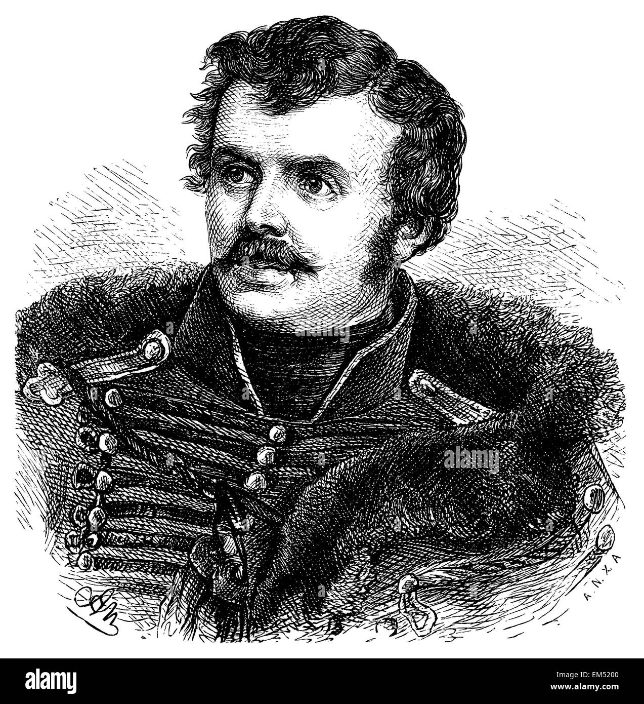 Ludwig Adolf Wilhelm von Lützow (sopportato il 18 maggio 1782 , morì il 6 dicembre 1834 ) Foto Stock