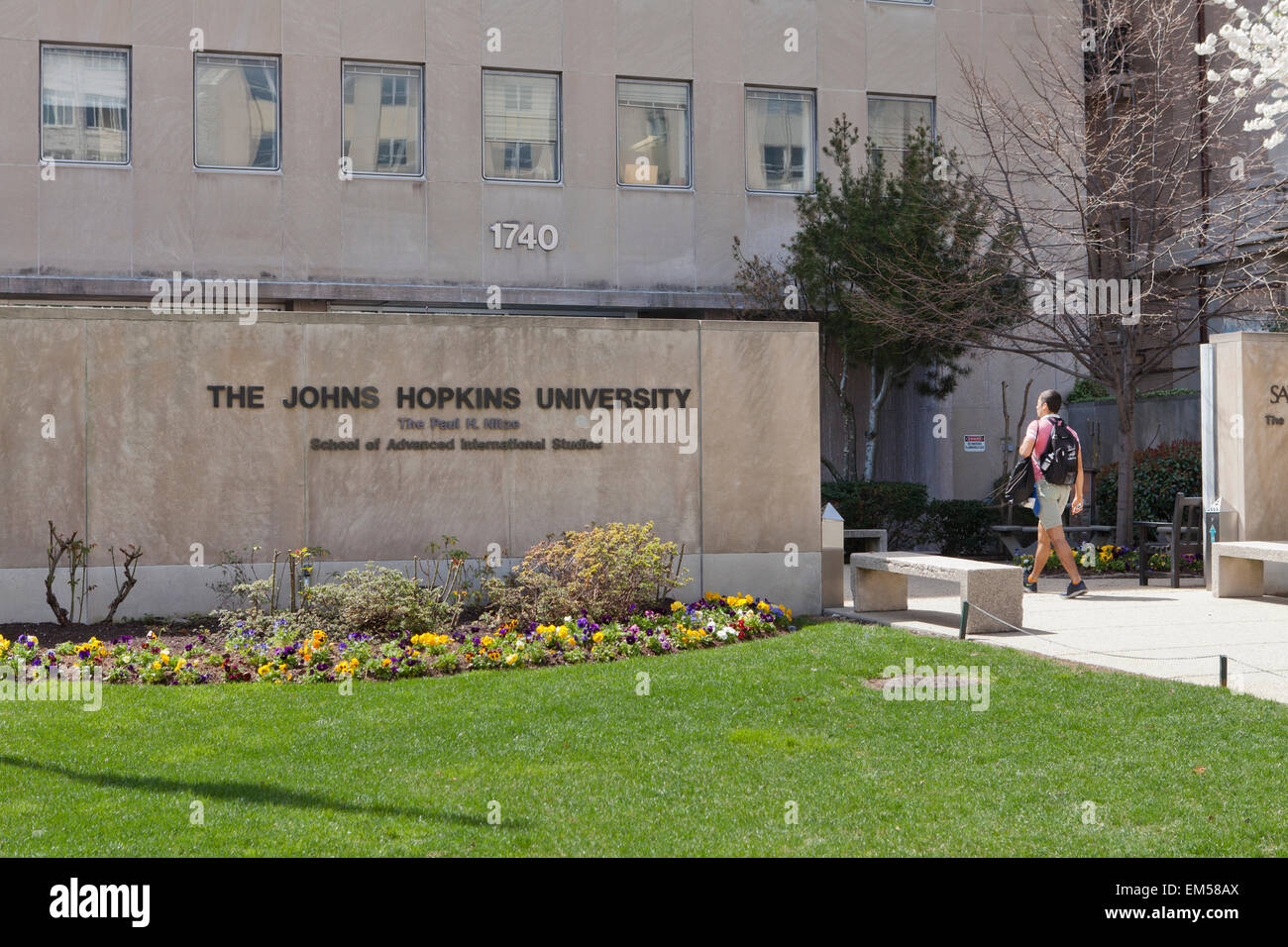 Johns Hopkins University Scuola di Studi Internazionali avanzati (ISC) - Washington DC, Stati Uniti d'America Foto Stock