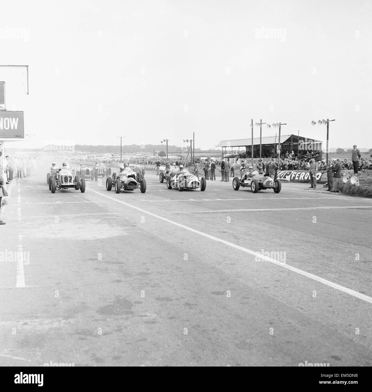 Inizio del classico Racing Cars Race a Snetterton, 27 Settembre 1964 Foto Stock