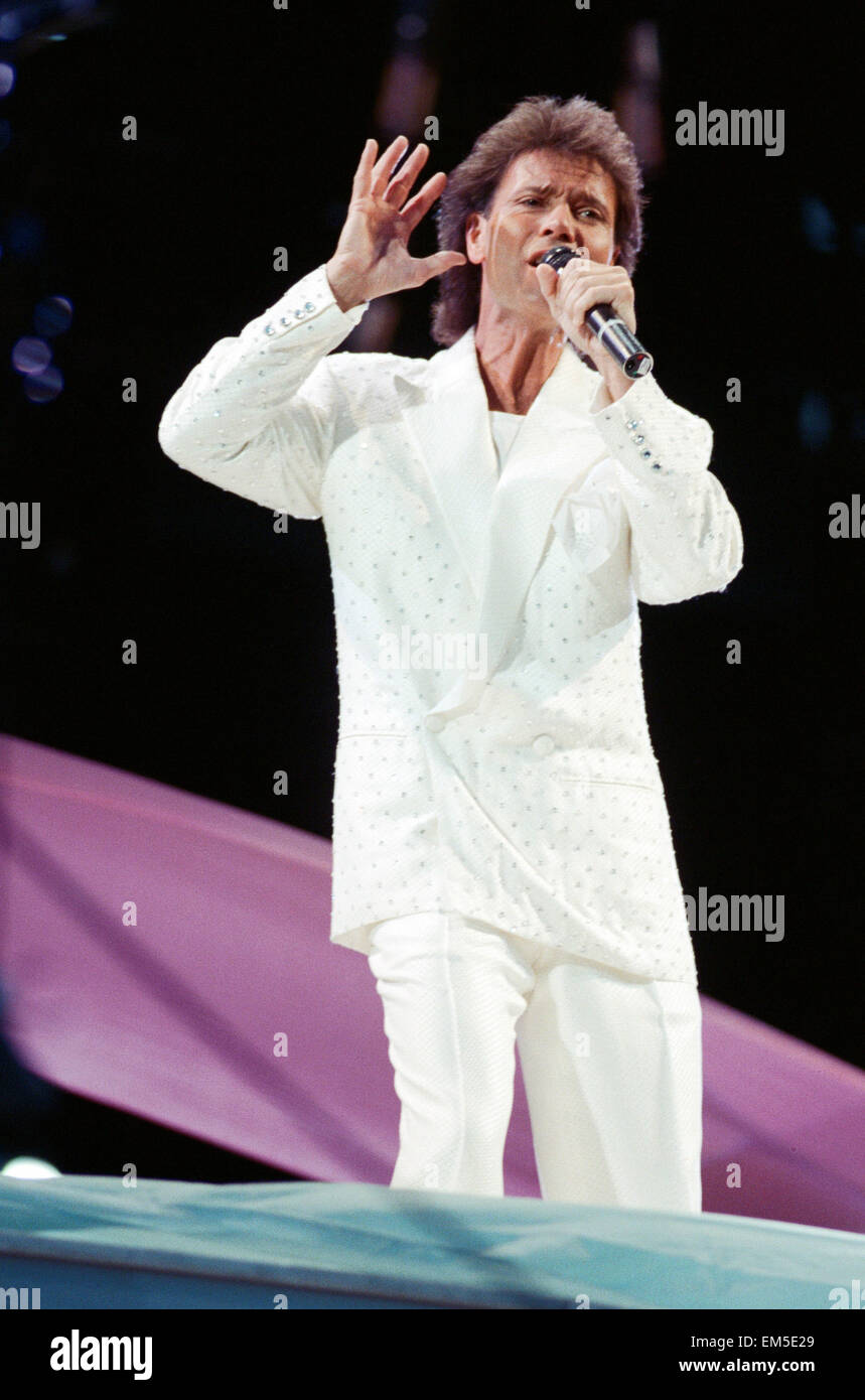 Cliff Richard - A DISTANZA - l'evento. Lo stadio di Wembley 17 Giugno 1989. Foto Stock