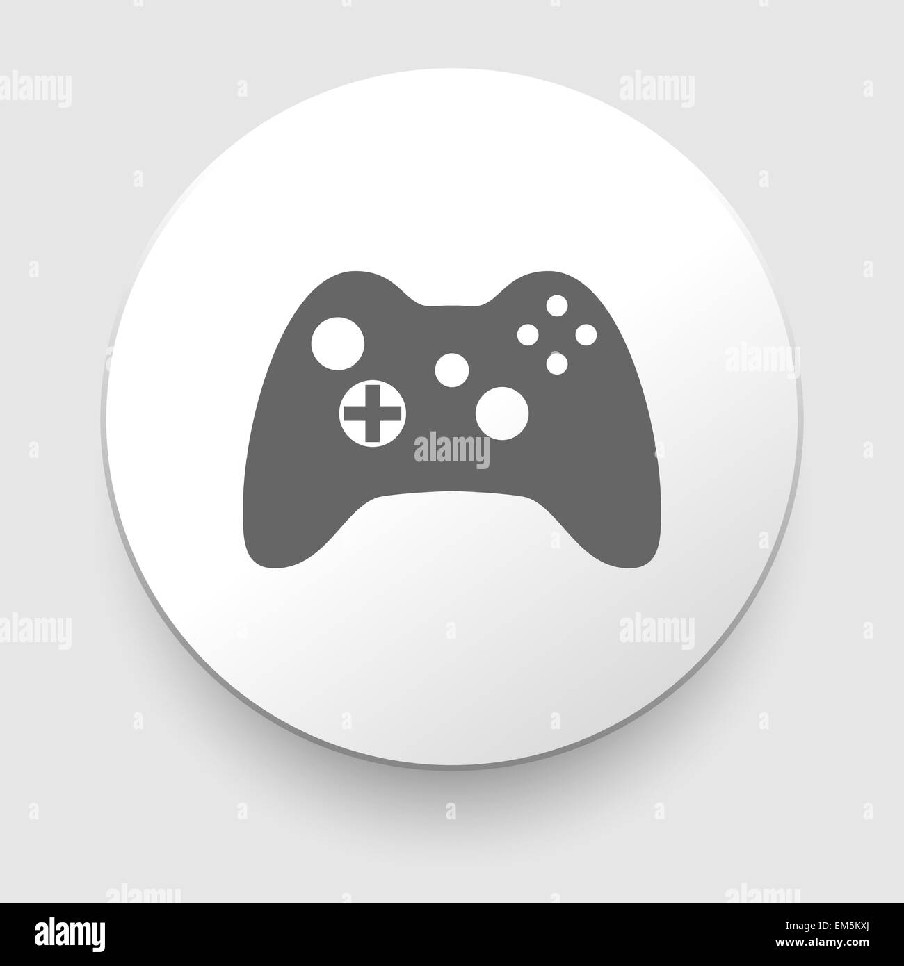 Illustrazione dei comandi del gioco Foto Stock