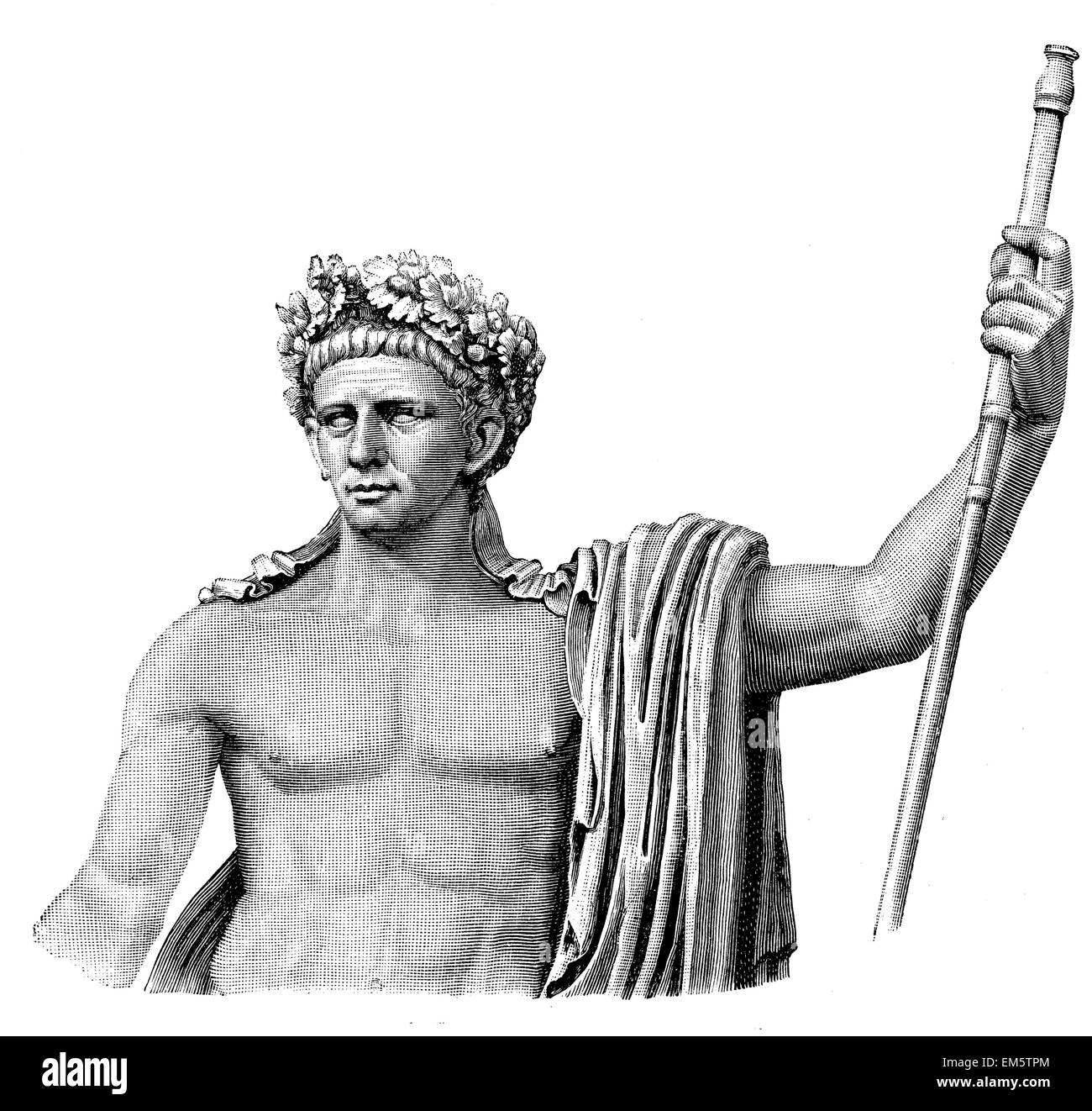 Claudio. Statua nel Museo del Vaticano Foto Stock