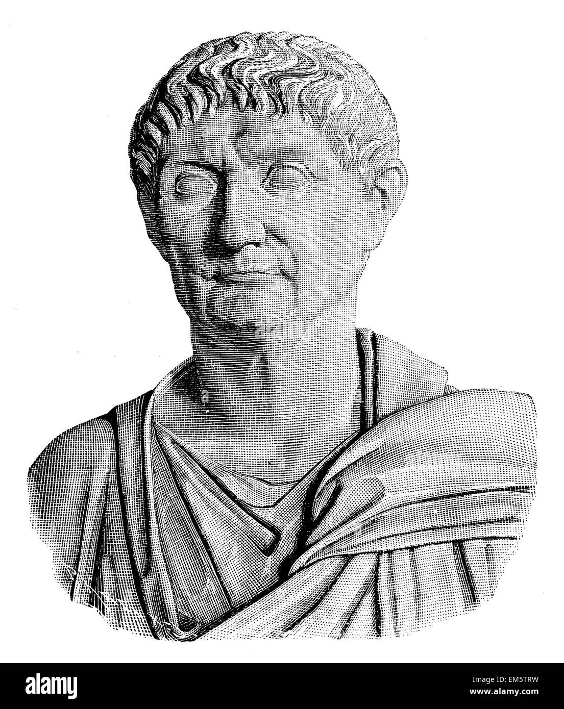 Diocletiancoin. Busto nel Museo Capitolino Foto Stock