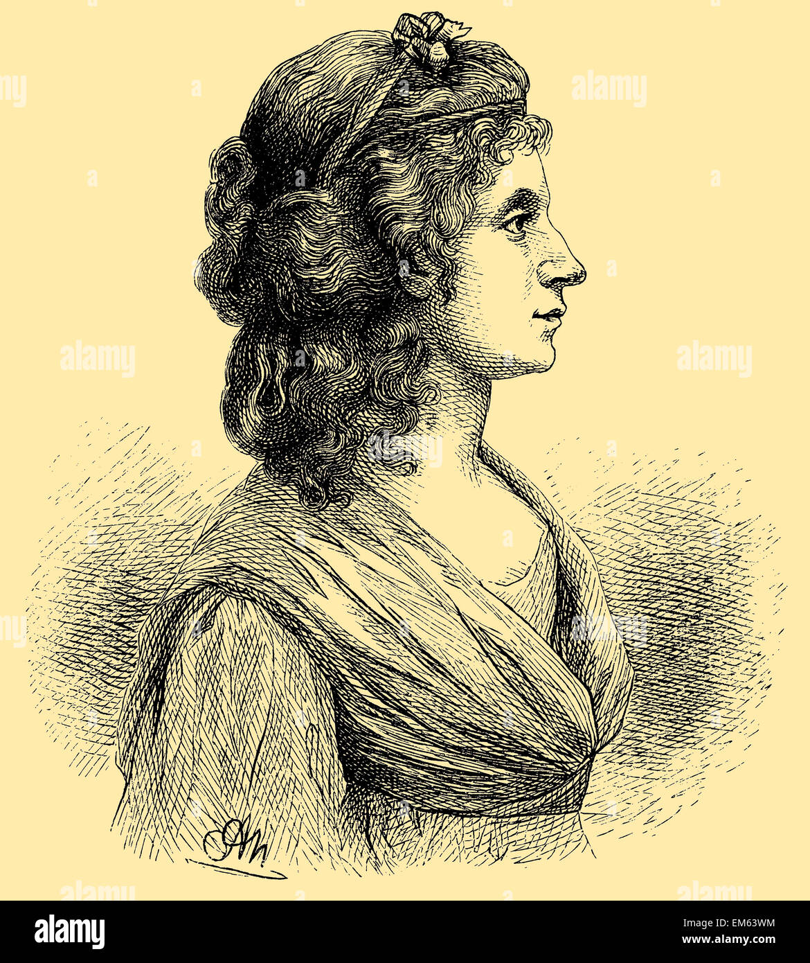 Angelika/Angelica Kauffmann (1741 -1807), pittore Svizzera-austria Foto Stock