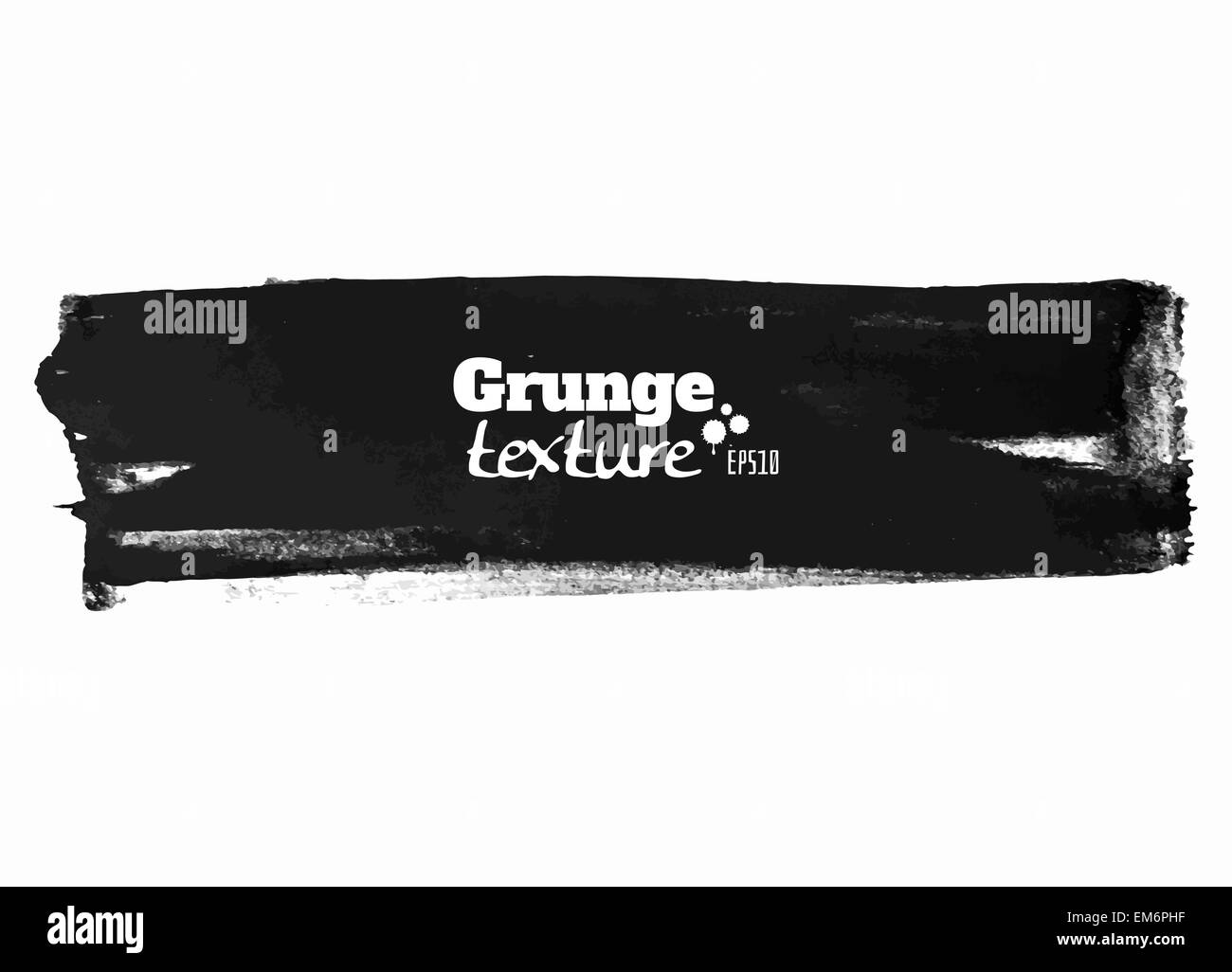 Grunge pennello tratto di nastro di fondo Illustrazione Vettoriale