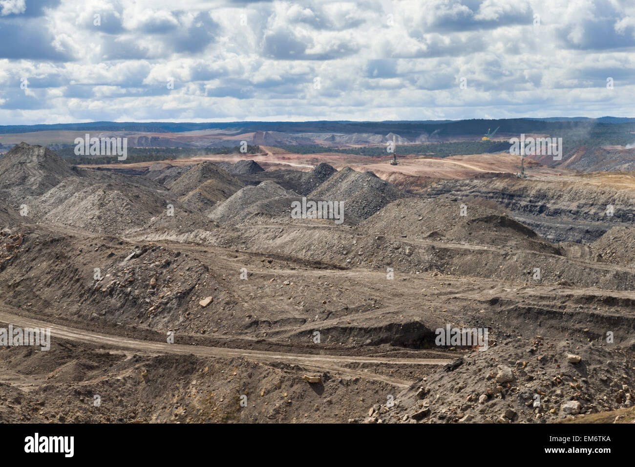 Kayenta miniera di carbone sul Black Mesa, riserva Navajo, Arizona Foto Stock