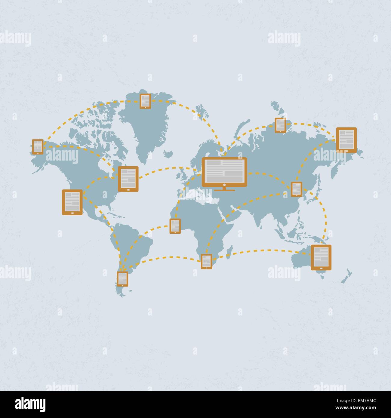 Social Media , Social Network. eps 10 formato vettoriale Illustrazione Vettoriale