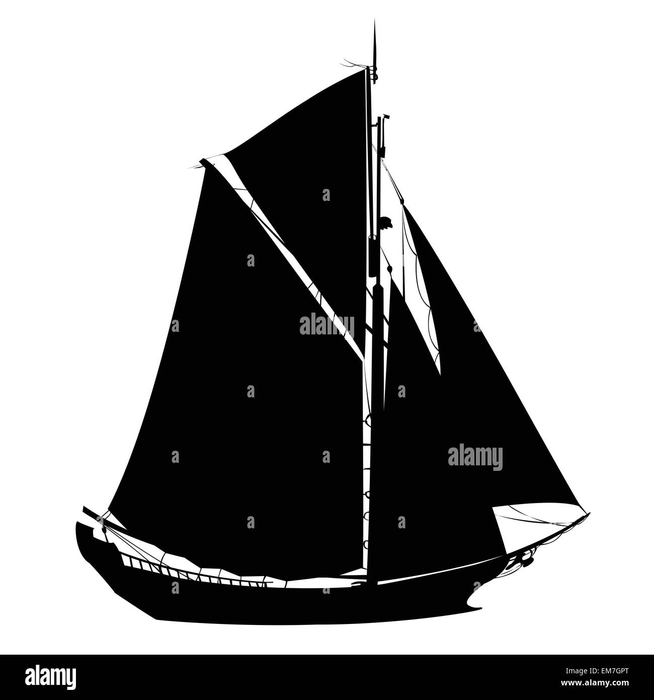 Bella nave Illustrazione Vettoriale