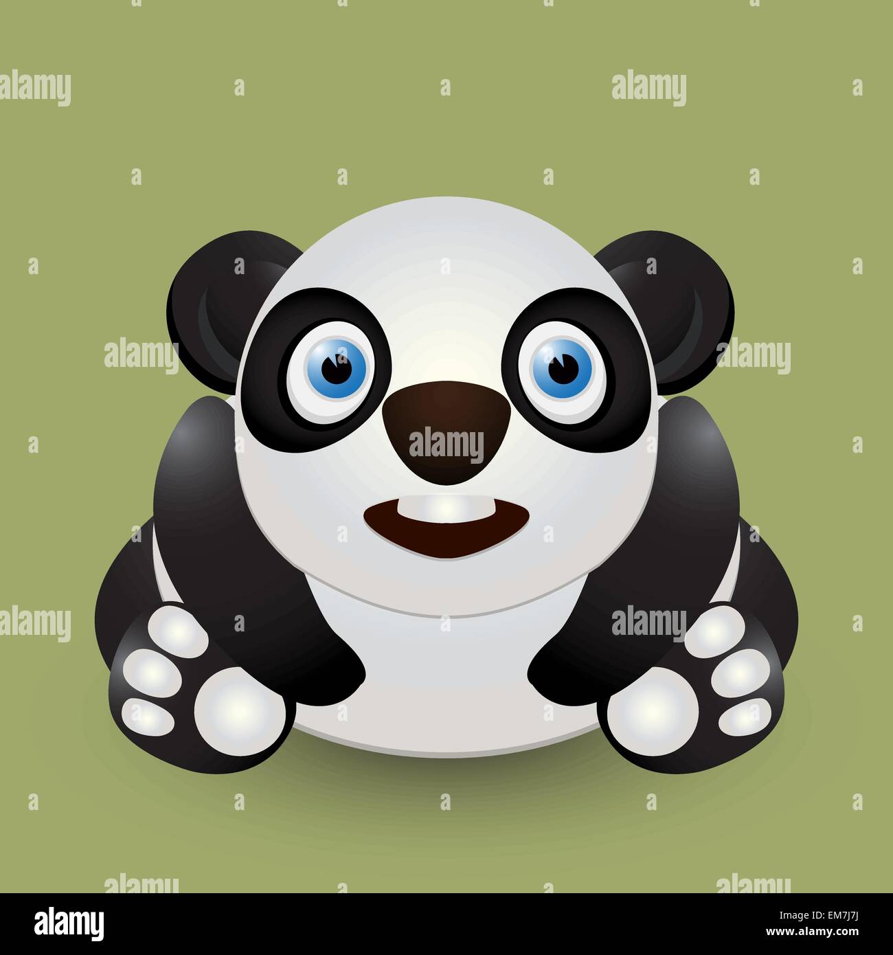 Panda Illustrazione Vettoriale