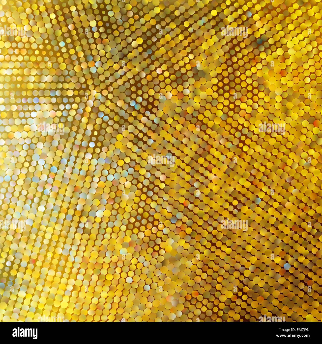 Mosaico in oro. Abstract background. EPS 8 Illustrazione Vettoriale