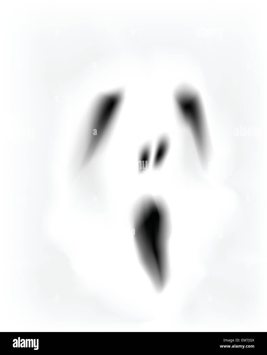 fronte del fantasma Illustrazione Vettoriale