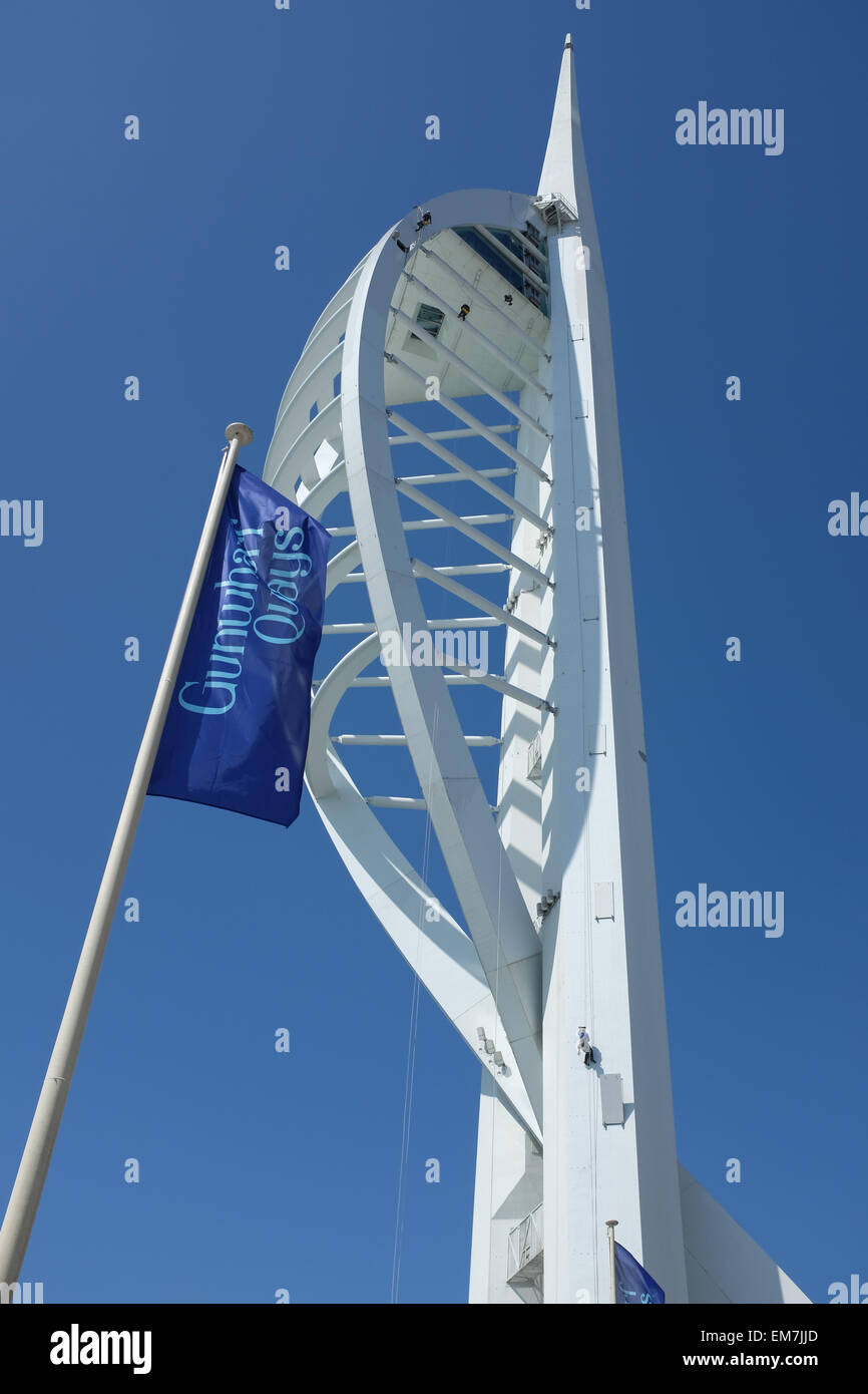 Spinnaker Tower Gunwharf Quays in Portsmouth Foto Stock