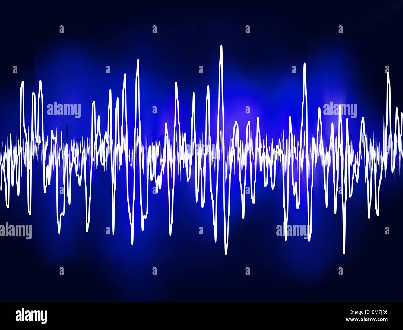 Elettronico suono sinusoidale o onde audio. EPS 8 Illustrazione Vettoriale