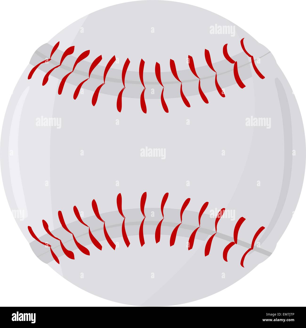 Palla da baseball Illustrazione Vettoriale