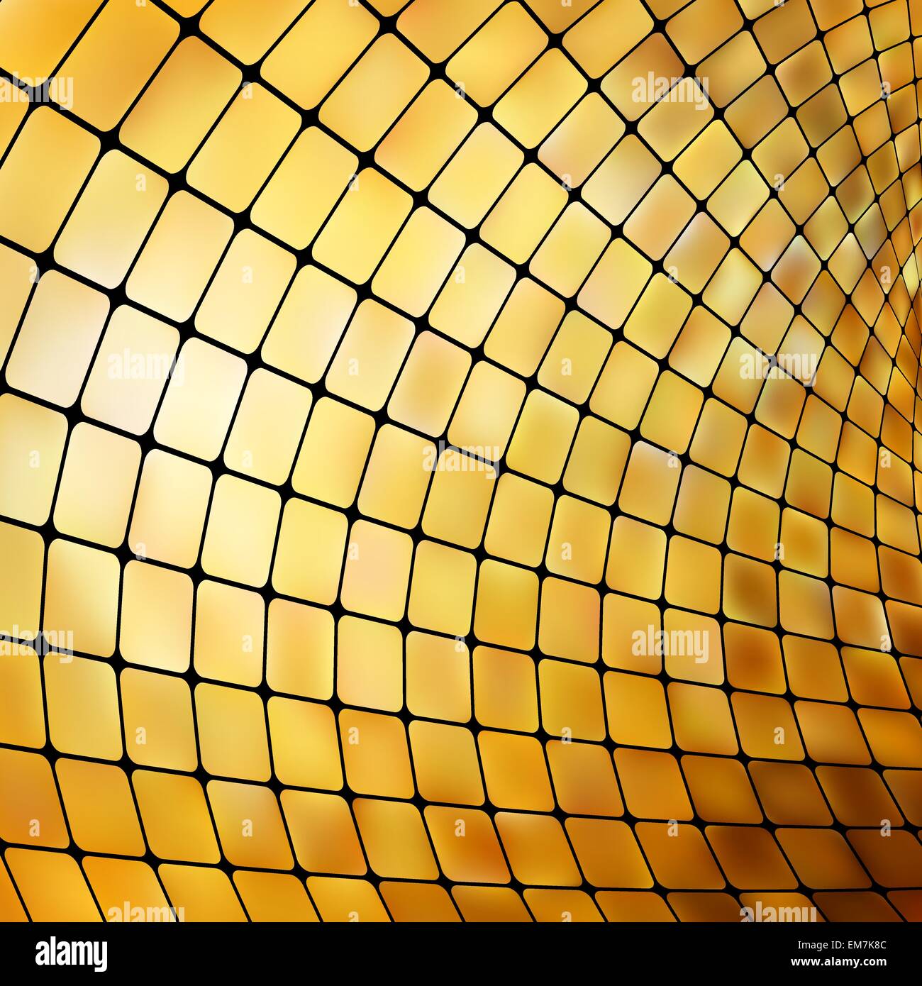 Golden business mosaico. EPS 8 Illustrazione Vettoriale