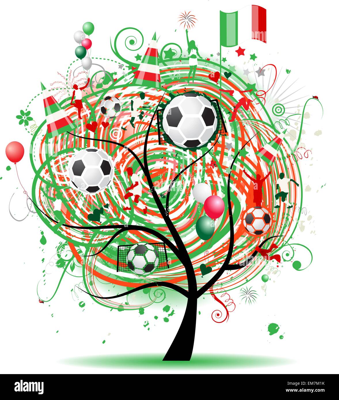 Vdaxvme 12 Pezzi Natale Baubles Albero Calcio Ornamento - Foto 7