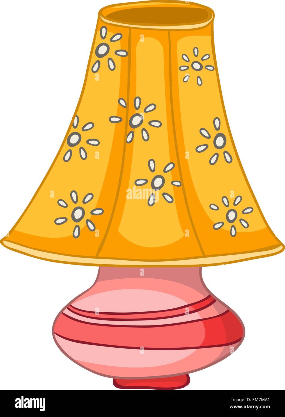 Cartoon Home lampada Illustrazione Vettoriale