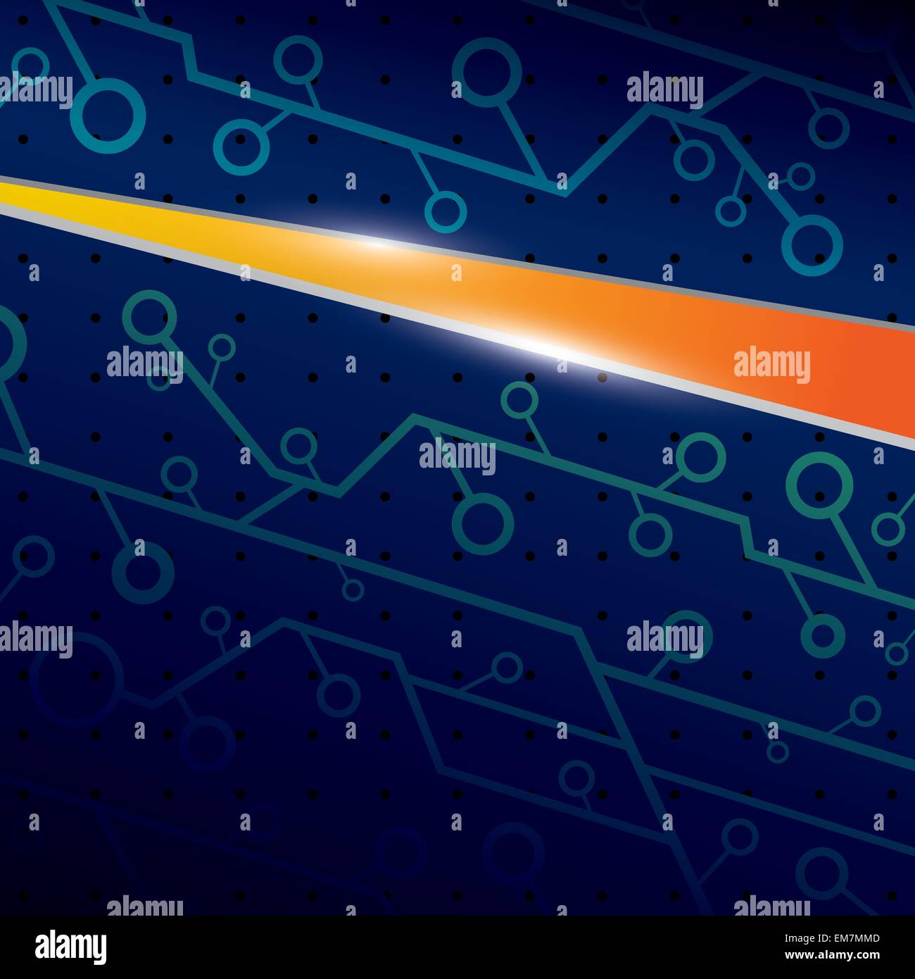 Sfondo tecnologico Illustrazione Vettoriale