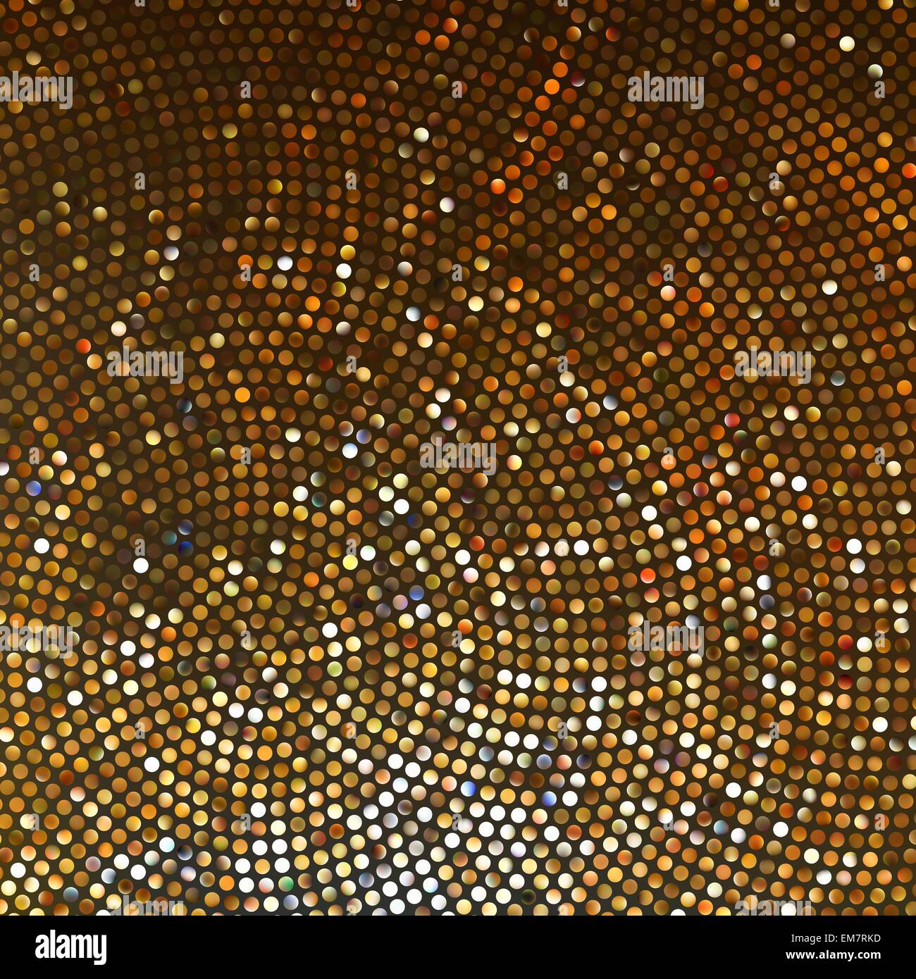 Abstract arrotondati mosaico oro dello sfondo. EPS8 Illustrazione Vettoriale