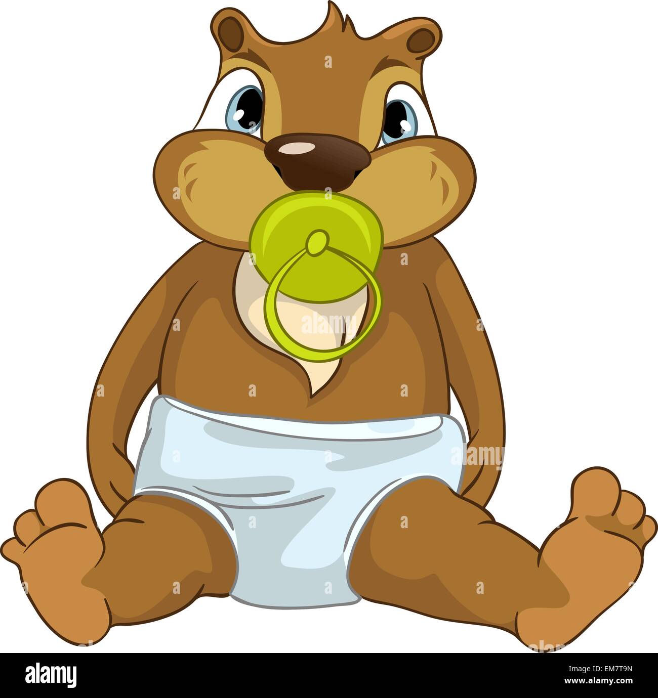 Beaver CREES. Guardare per divertenti Beaver dalla parola chiave 'CREES'. Illustrazione Vettoriale