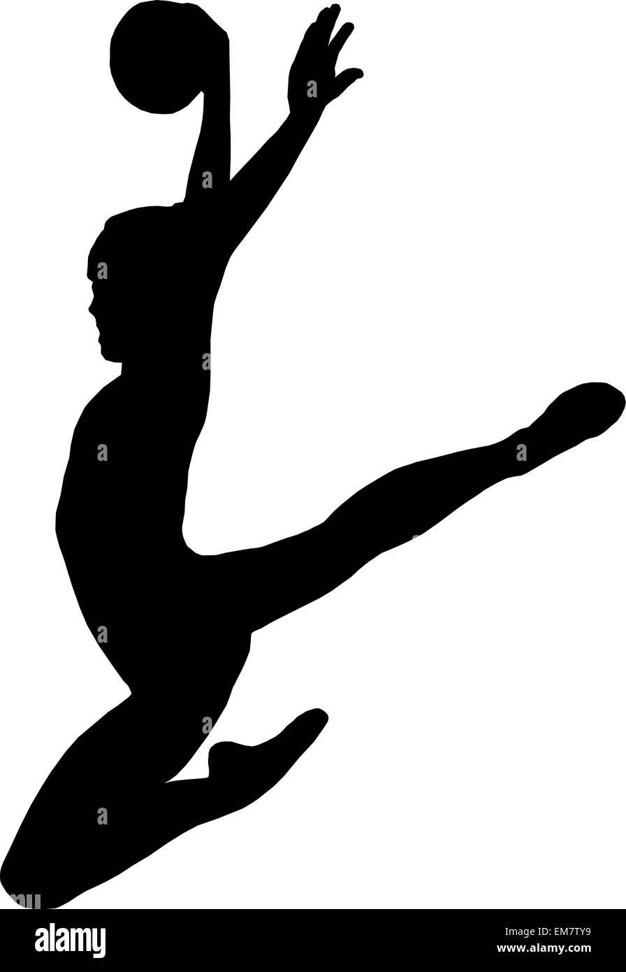 ginnasta Illustrazione Vettoriale