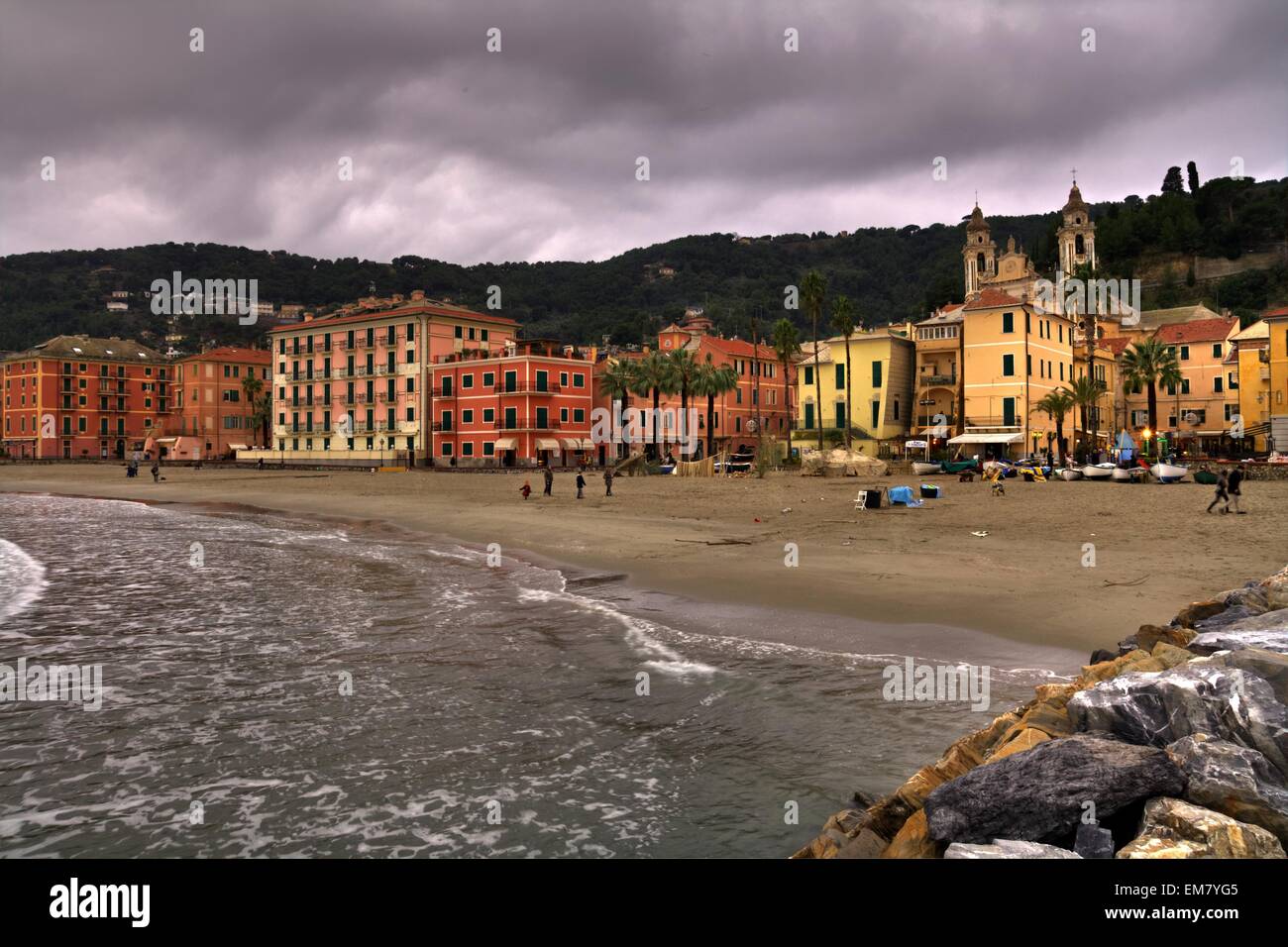 Laigueglia, Savona Liguria, Italia Foto Stock