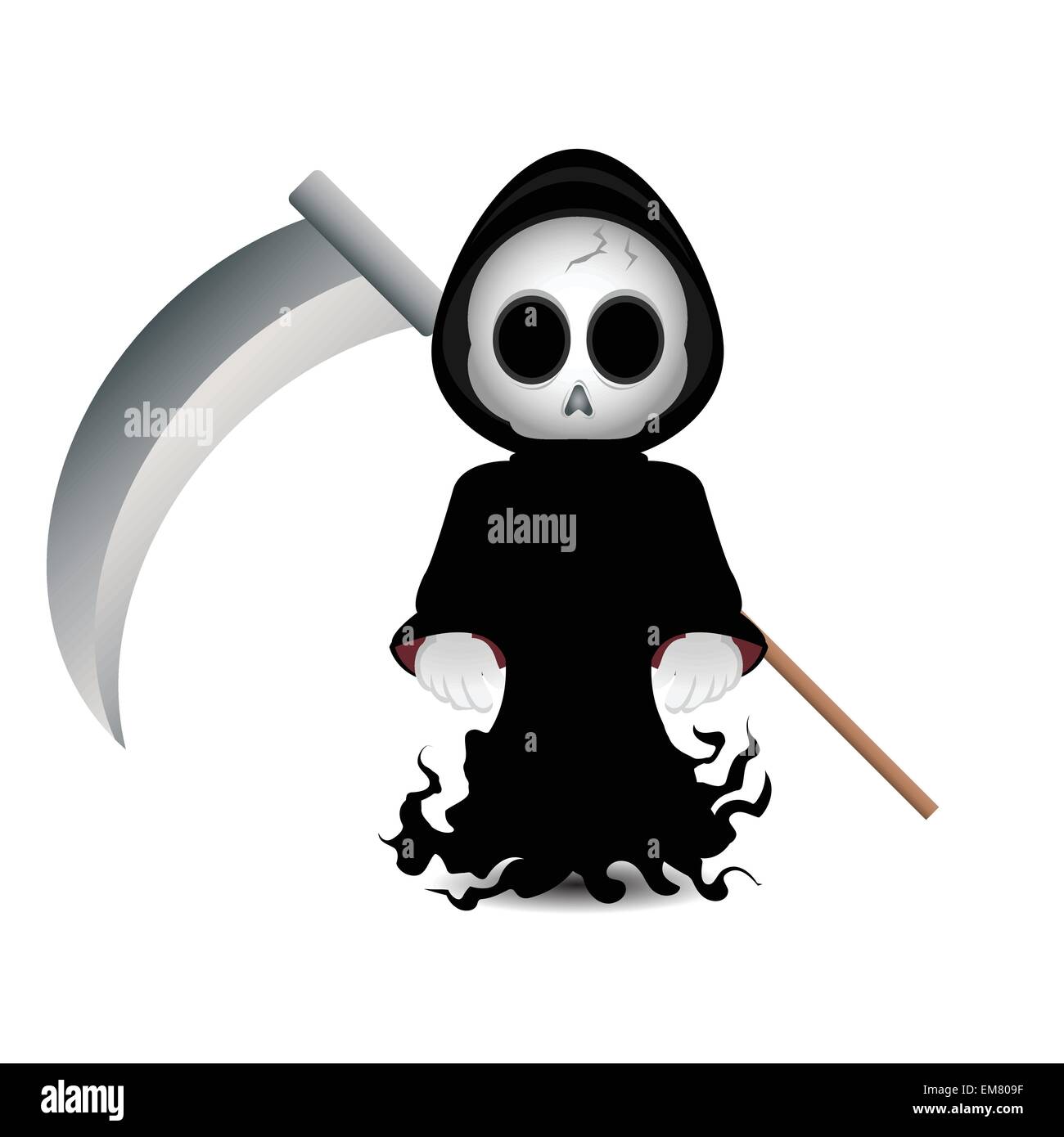Grim Reaper clip art Illustrazione Vettoriale