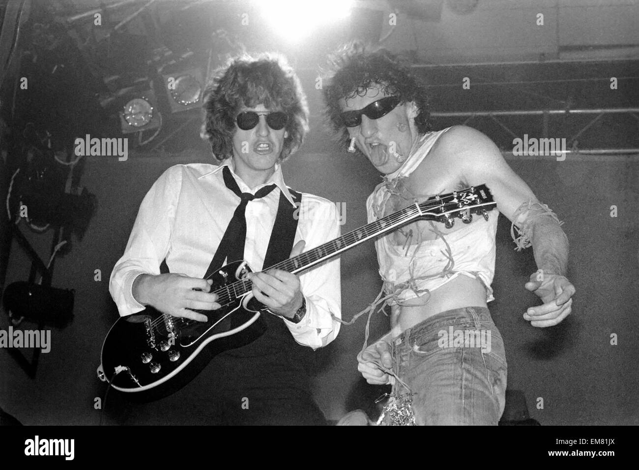 La musica "tubi" gruppo Pop eseguire in Amsterdam. Aprile 1978 78-2132-001 Foto Stock