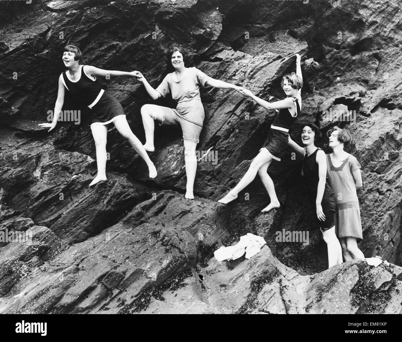 1911 costume da bagno mode Foto Stock