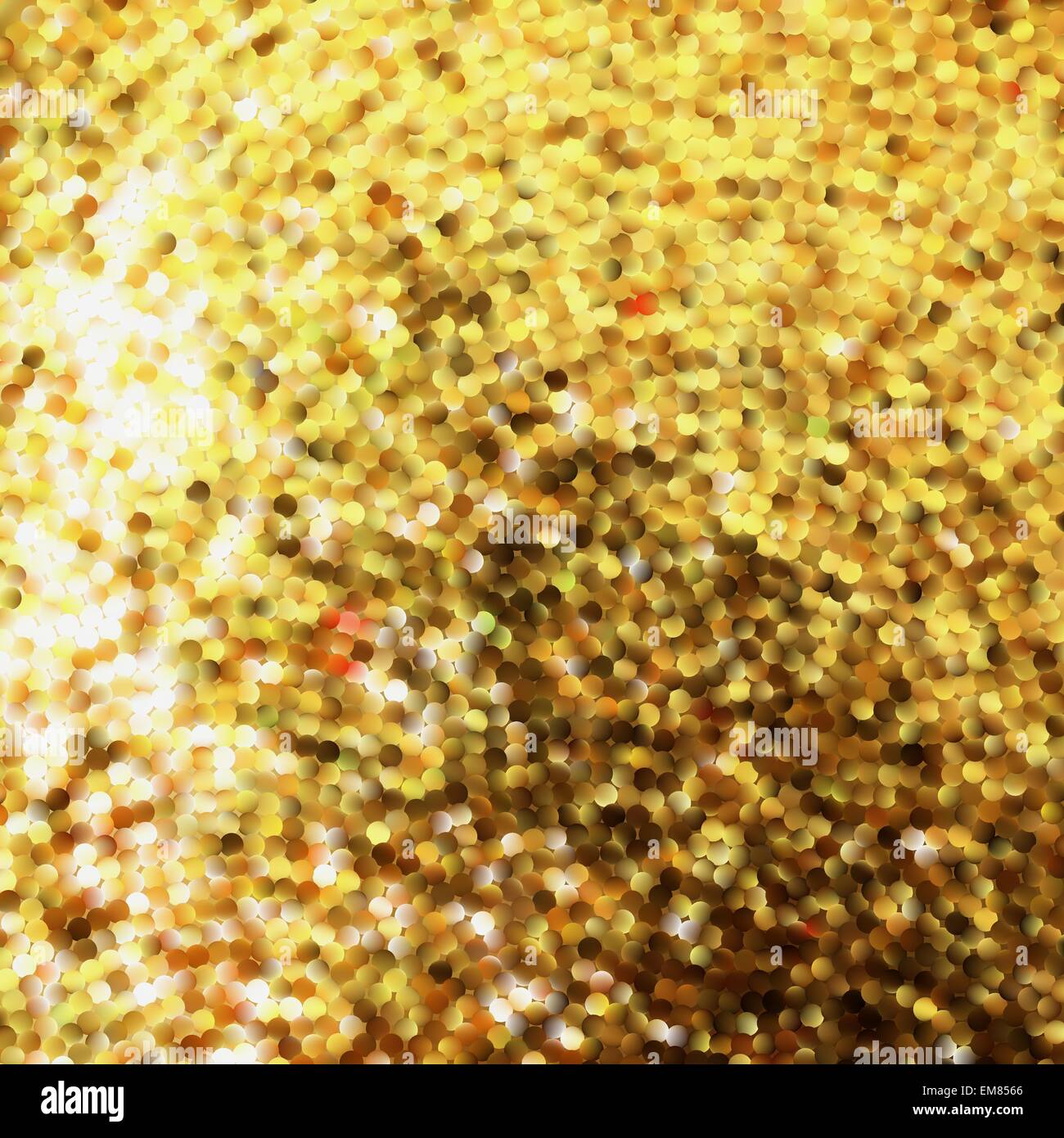 Mosaico in oro. Abstract background. EPS 8 Illustrazione Vettoriale