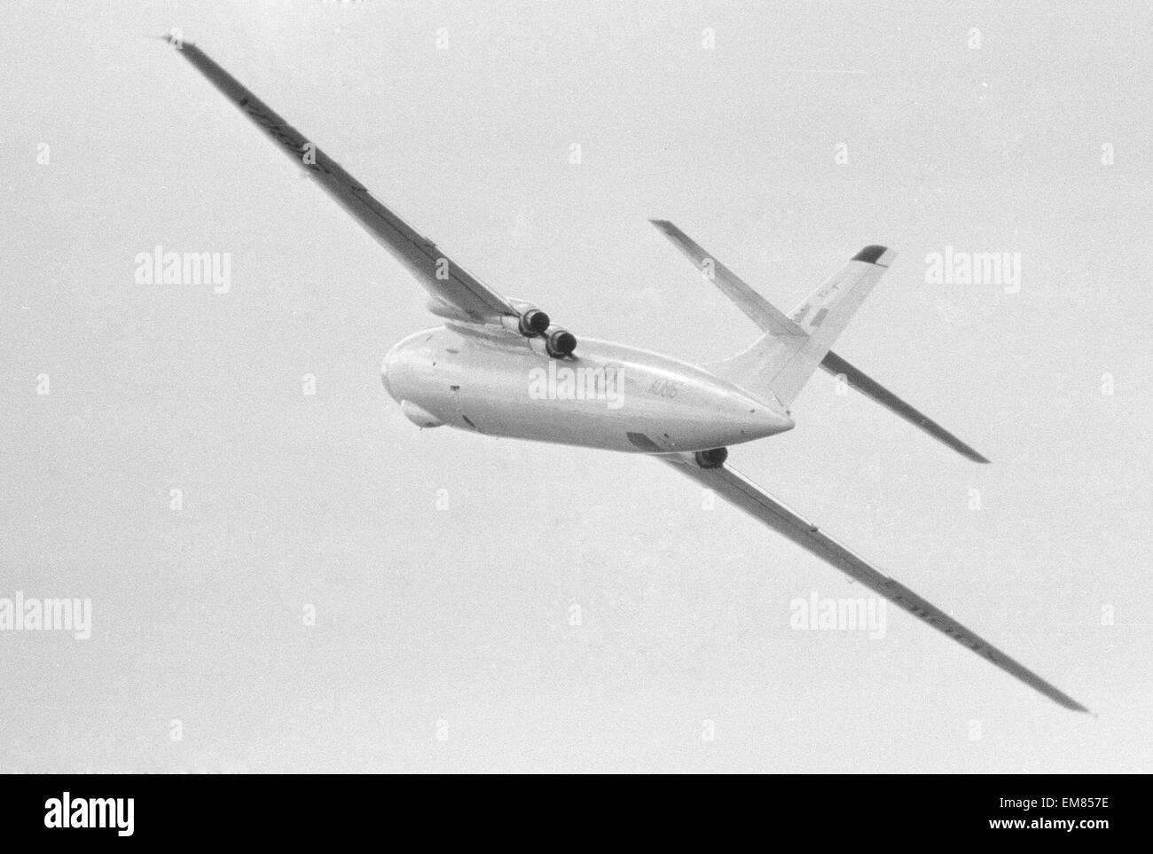 Vickers Valiant visto qui prendendo parte al volare oltre a RAF Scampton, Lincoln. Sono stati vi è stata una cerimonia per l'arresto del Comando Bombardieri. Il 29 aprile 1968 Foto Stock