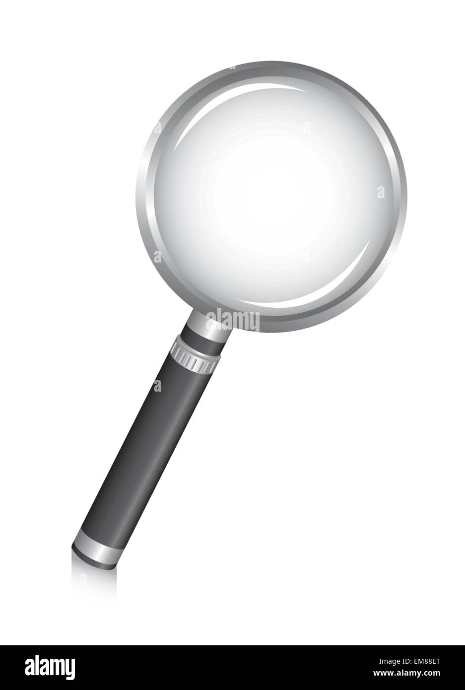 Lente di ingrandimento Illustrazione Vettoriale