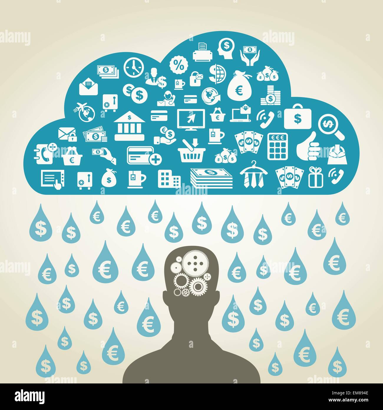 Persona business3 Illustrazione Vettoriale