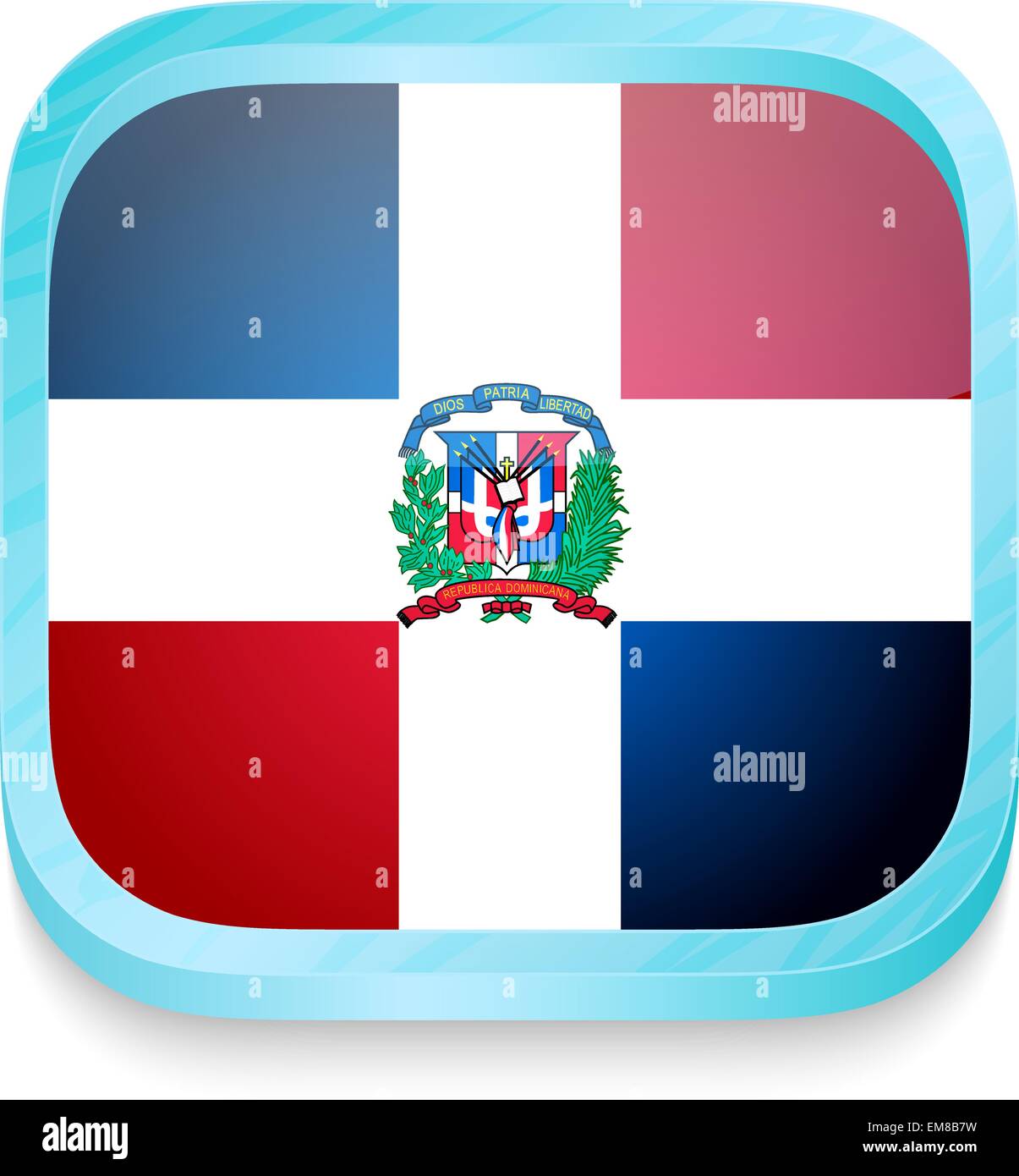 Bandierina Repubblica Dominicana Anley – Stringa Con Bandiere 5,5x8 Pollici