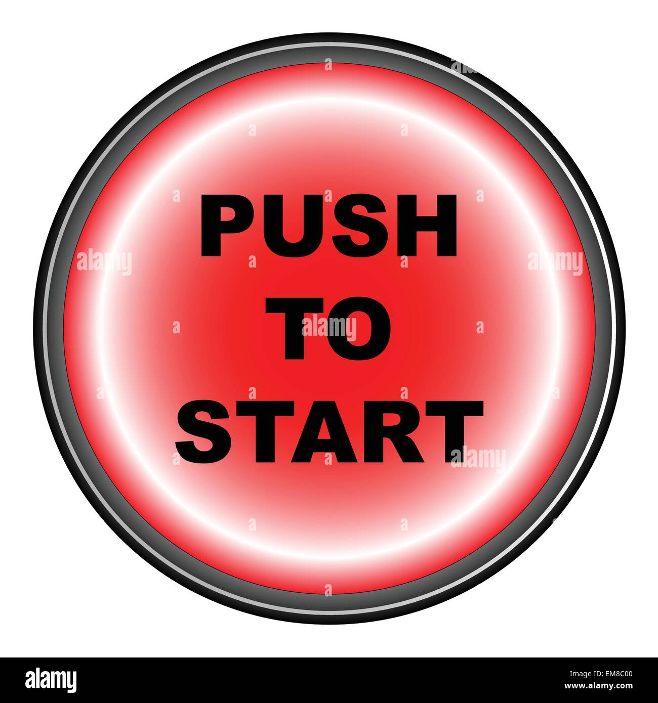 Premere Start Illustrazione Vettoriale