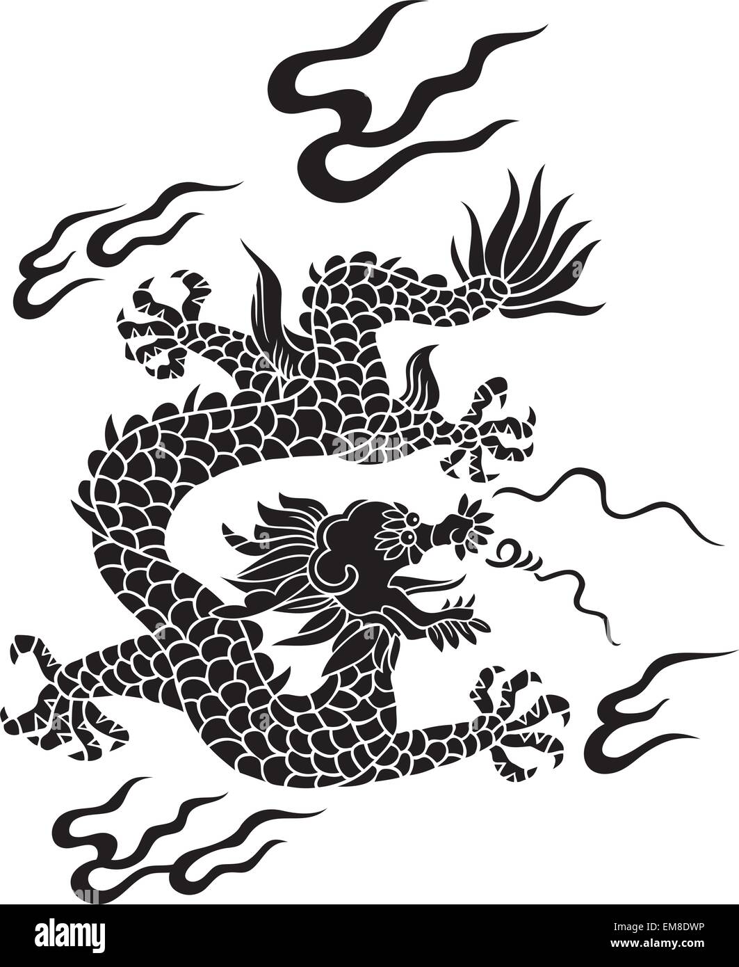 Drago cinese Illustrazione Vettoriale